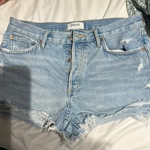 Parker Vintage Cut Off Short in Swapmeet Agolde